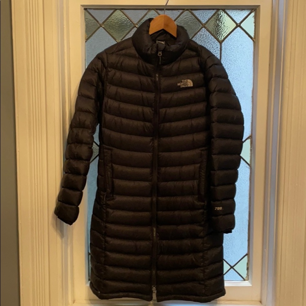 The North Face 700 long down filled jacket